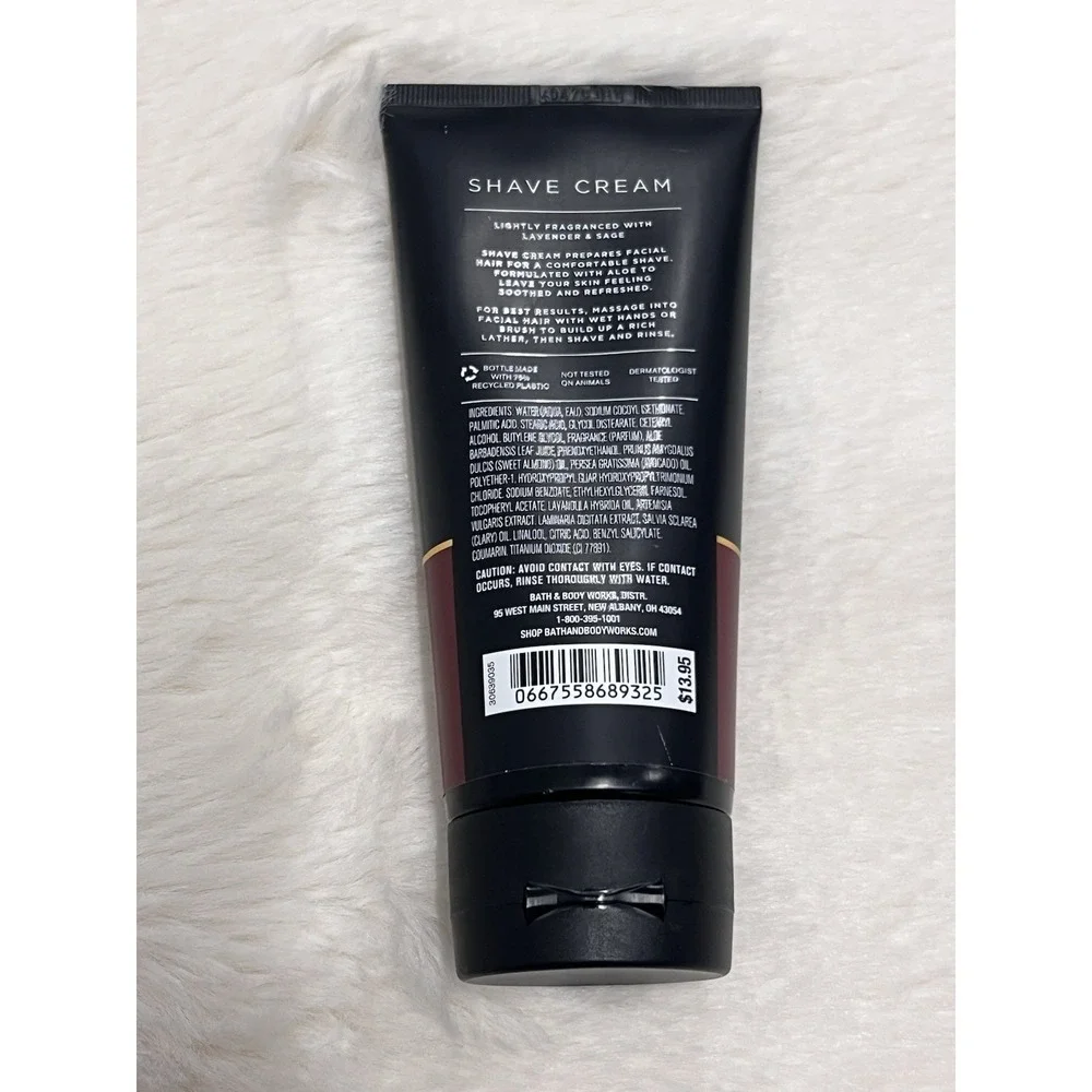 Bath & Body Works Men's Shave Cream W/ Aloe, NWT, 6oz, New